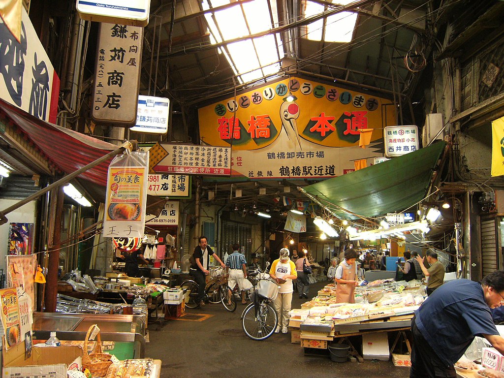Tsuruhashi Korean market shopping street